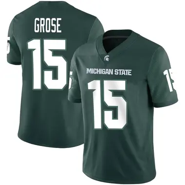 Green Angelo Grose Men's Michigan State Spartans Football Jersey - Game