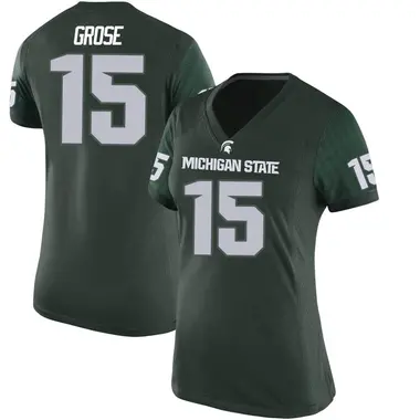 Green Angelo Grose Women's Michigan State Spartans Football College Jersey - Game