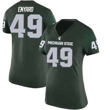 Green Carter Enyard Women's Michigan State Spartans Football College Jersey - Game