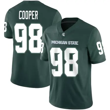 Green Demetrius Cooper Men's Michigan State Spartans Football Jersey - Game