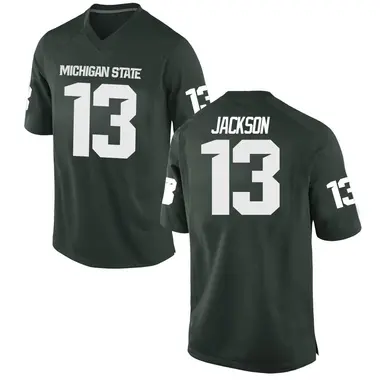 Green Jarrett Jackson Men's Michigan State Spartans Football College Jersey - Game