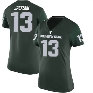 Green Jarrett Jackson Women's Michigan State Spartans Football College Jersey - Game