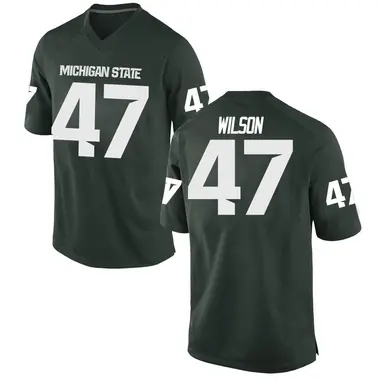 Green Jaxson Wilson Men's Michigan State Spartans Football College Jersey - Replica