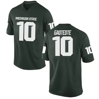 Green Ma'A Gaoteote Men's Michigan State Spartans Ma'a Gaoteote Football College Jersey - Game