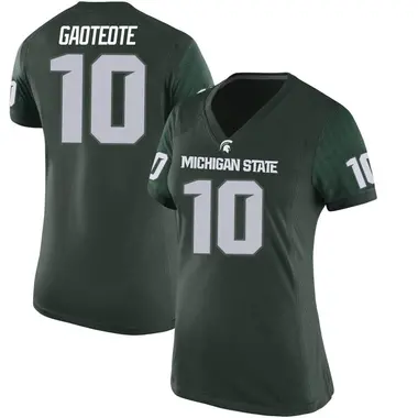 Green Ma'A Gaoteote Women's Michigan State Spartans Ma'a Gaoteote Football College Jersey - Game