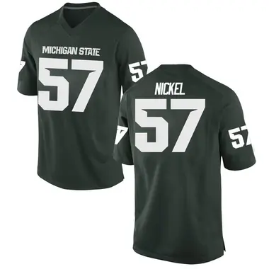 Green Mason Nickel Men's Michigan State Spartans Football College Jersey - Game