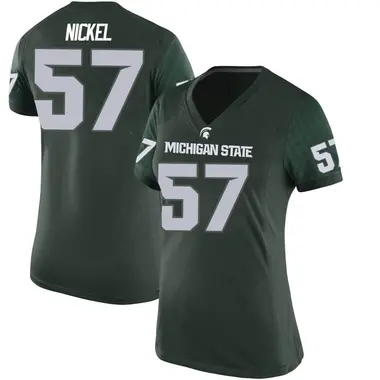 Green Mason Nickel Women's Michigan State Spartans Football College Jersey - Game